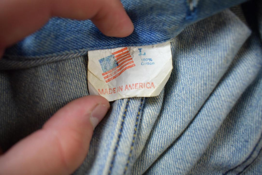Vintage 1970s Hovis Denim Duster Jacket Made In USA