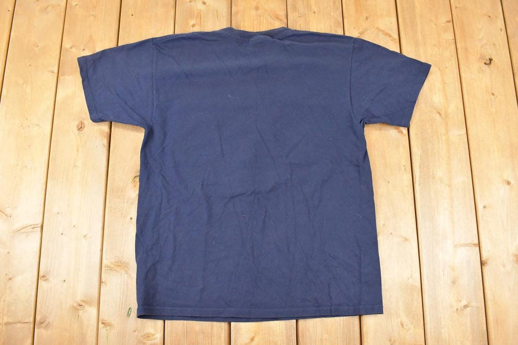 Vintage 1990s Nantucket Souvenir Flag Travel T-Shirt Men's M