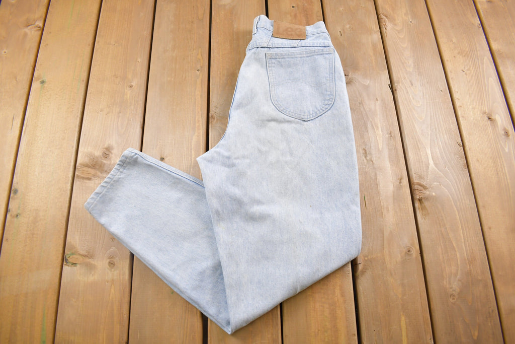 Vintage 1990's Lee Light Wash Blue Denim 28 x 29