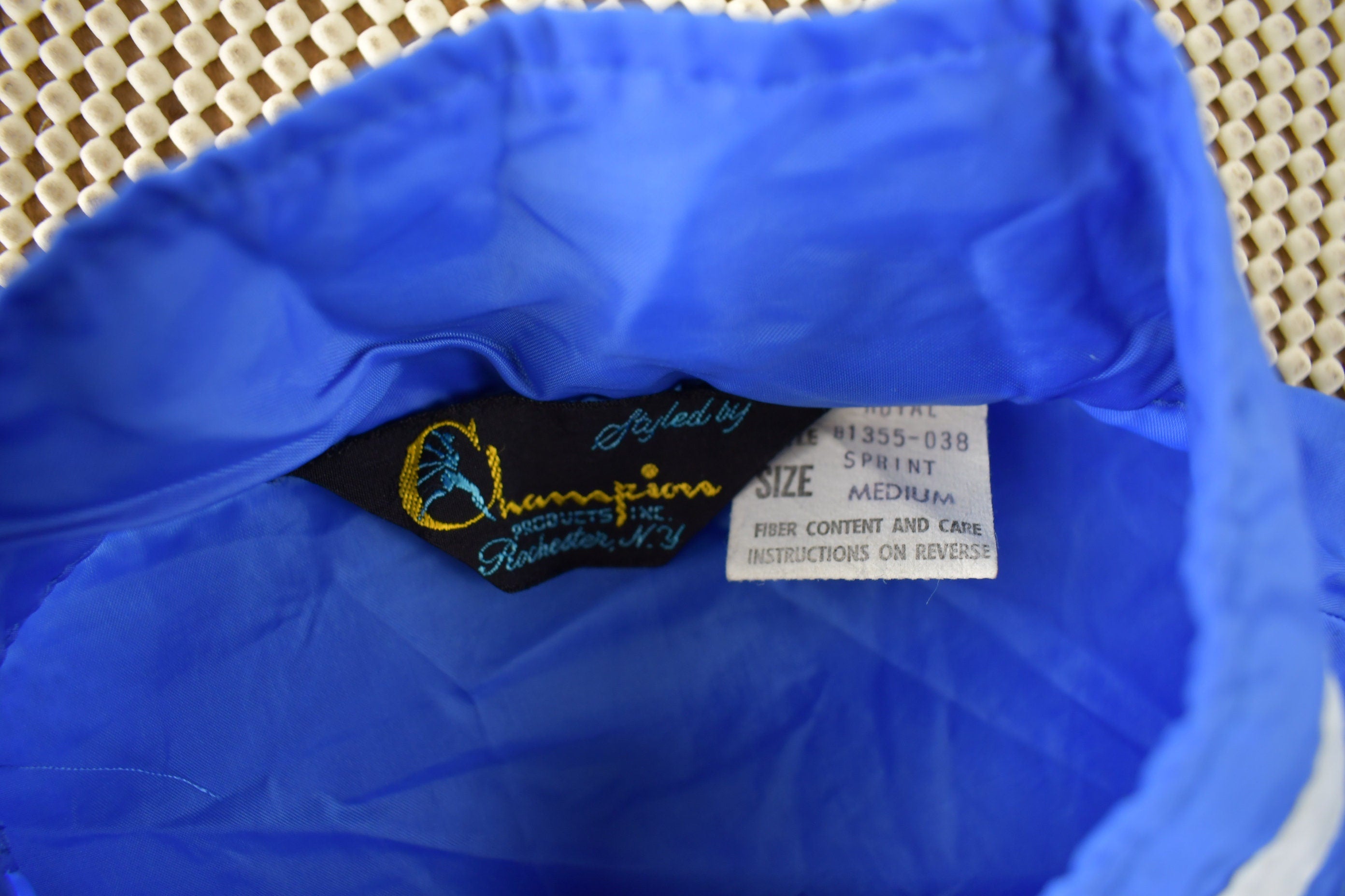 Vintage 1960s Champion Camp Sabra Windbreaker Jacket Size M