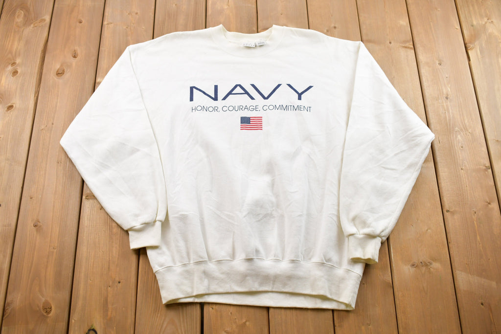 Vintage 1990 USA Navy Crewneck Sweatshirt