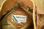 Vintage 1990s Members Only Brown Windbreaker Jacket