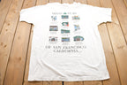 Vintage 1990s Irish Pubs San Francisco Graphic T Shirt  Vintage T Shirt  Stained  Streetwear  Rare Vintage  Made In USA