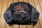 Vintage 1990s King Louis Pro Fit Satin Bomber Jacket