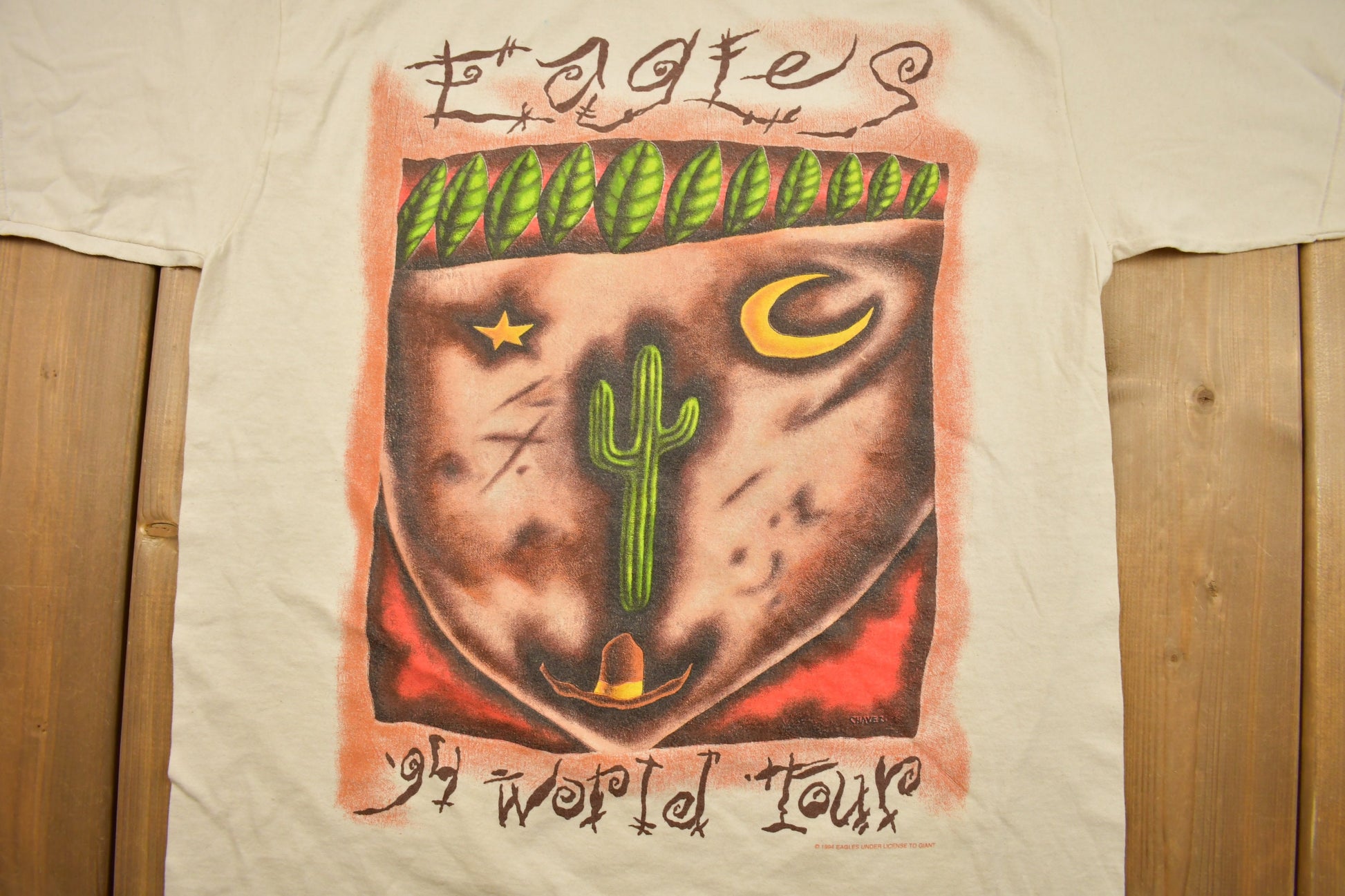 Vintage 1994 Eagles World Tour Band T-shirt