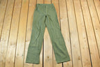 Vintage 1990s Army Green Cargo Pants Size 24 x 31