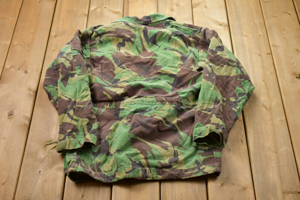 Vintage 1980s Army Military DPM CamoJacket