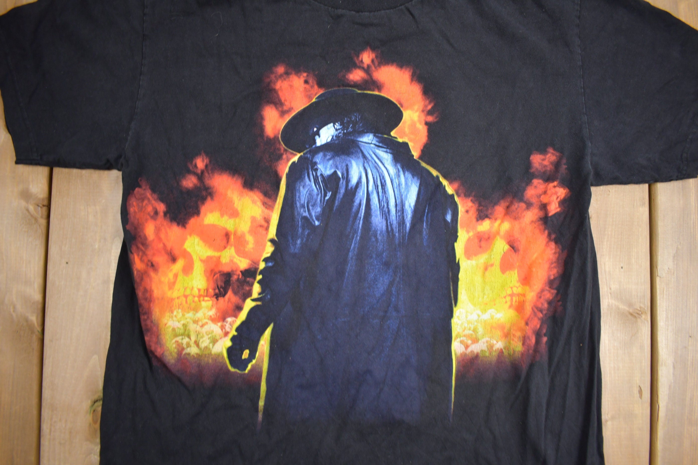 Vintage 1990s Demon From Death Valley Undertaker Wrestling T-Shirt