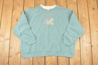Vintage 1990s Shenanigans Embroidered Country Chair Double Collar Crewneck Sweatshirt Womens XXL