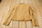 Vintage 1990s Rave 4 Real Beige Suede Fringe Jacket