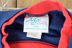 Vintage 1990s Winter Sleigh Double Collar Cute Crewneck Sweater