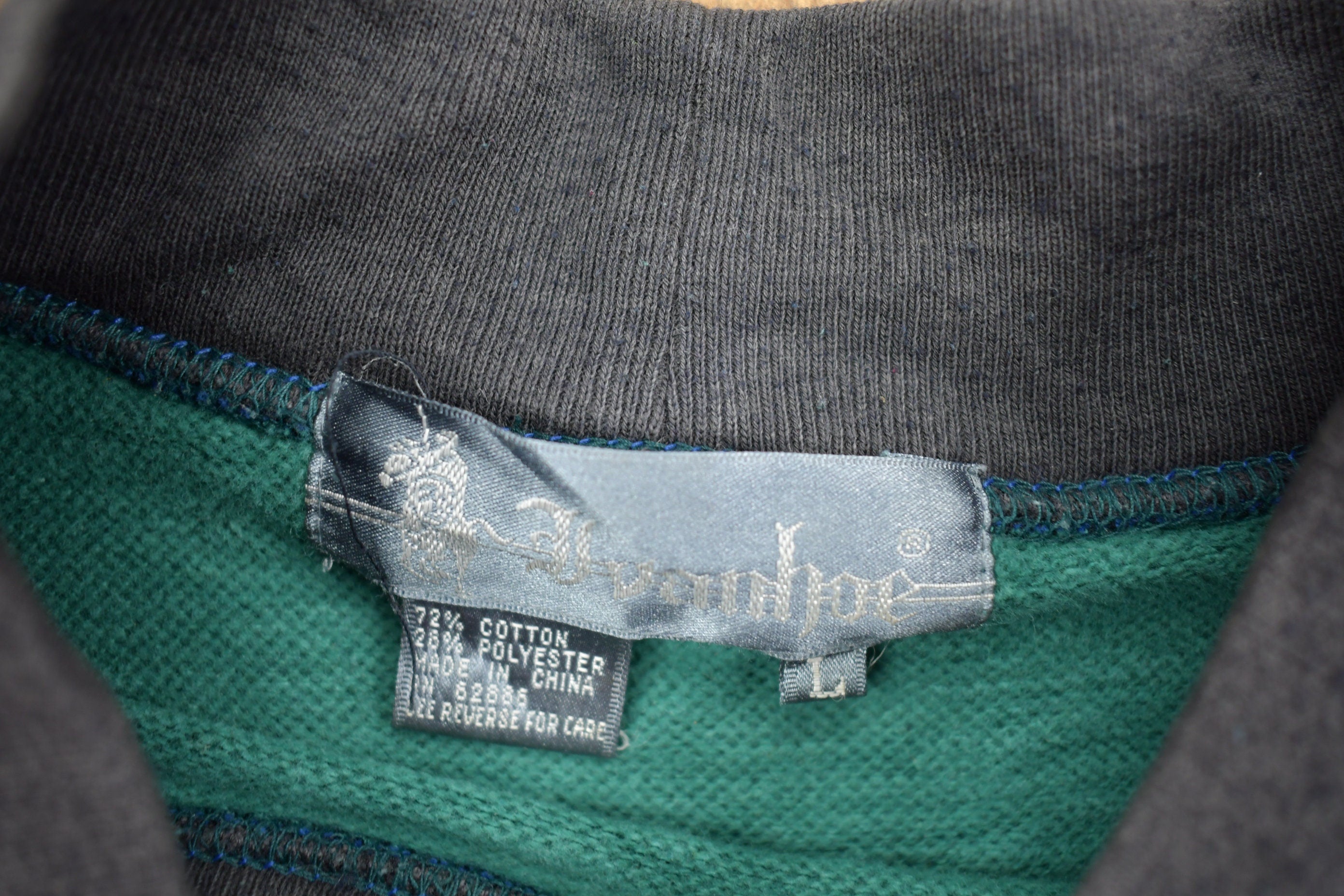 Vintage 1990s Color Block Crewneck Sweatshirt