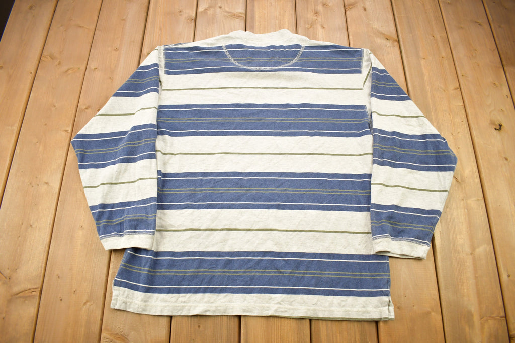 Vintage 1990s Pepe Jeans London Striped Crewneck Sweatshirt