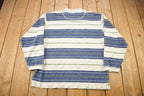 Vintage 1990s Pepe Jeans London Striped Crewneck Sweatshirt