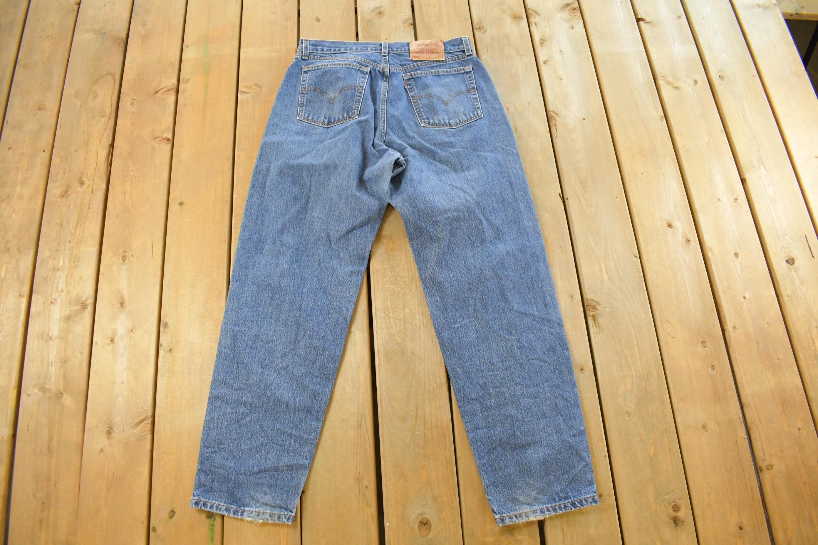 Vintage 1990s Levi's 560 Loose Straight Denim Jeans Women's 32 x 31