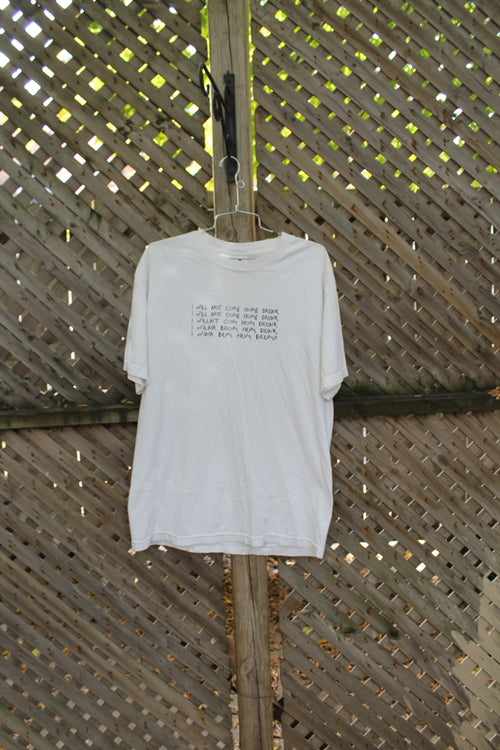 Vintage 1990s I Will Not Come Home Drunk T-Shirt / Funny T Shirt / Drinking Tee / Party T Shirt / Novelty T Shirt