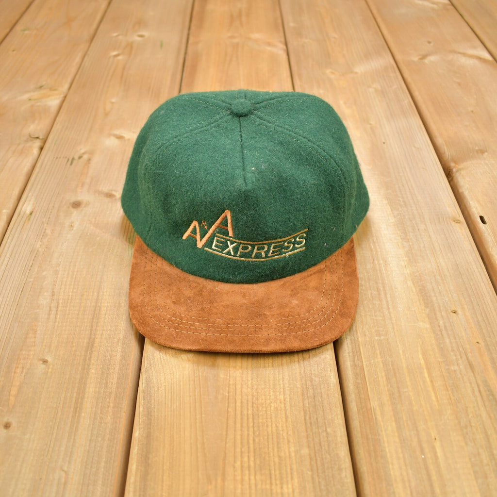 Vintage 1990s A&A Express Wool Strap Back Hat
