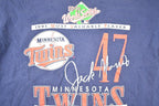 Vintage 1991 Nutmeg Mills Minnesota Twins World Series MLB T-Shirt Men's XL