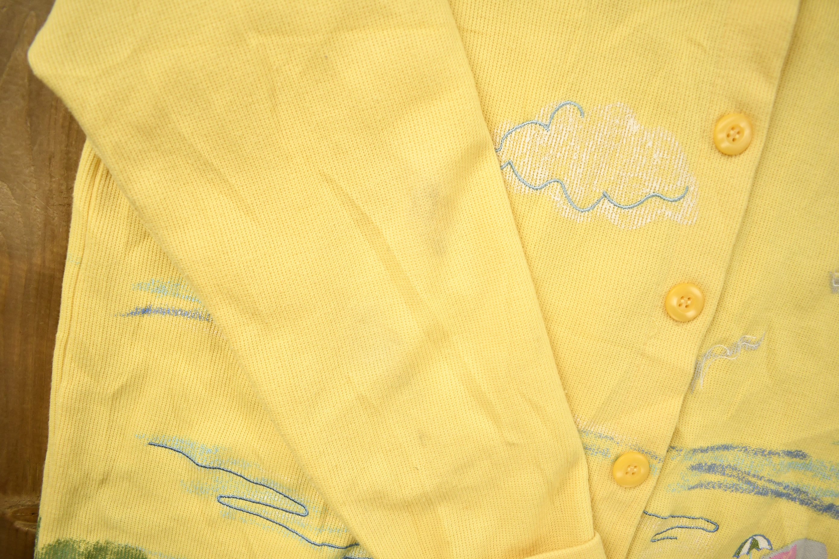 Vintage 1990s Christopher & Banks Sea Shore Cardigan Sweater