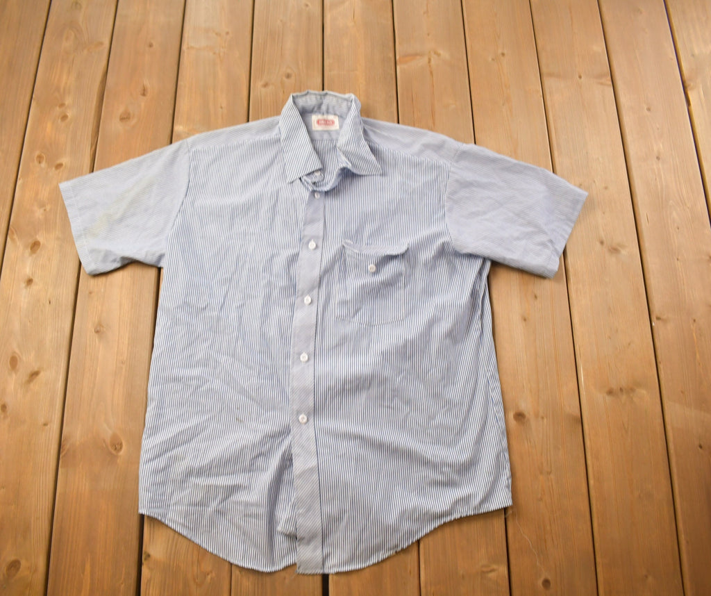 Vintage 1980s Bread Striped Button Up Shirt