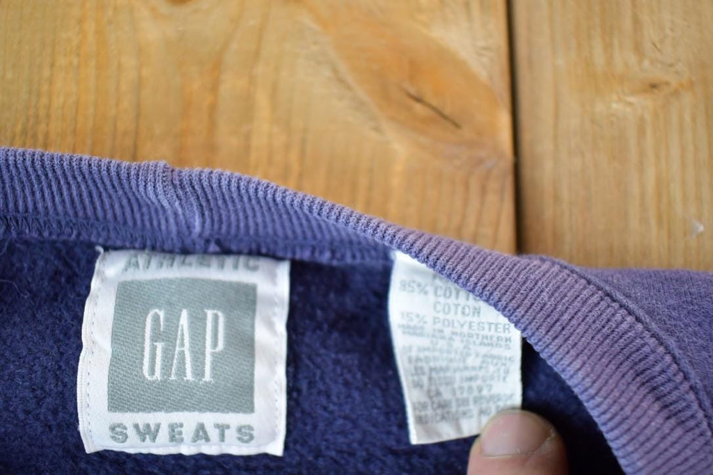 Vintage 1990s Gap Athletic Sweats Blank Crewneck Sweatshirt