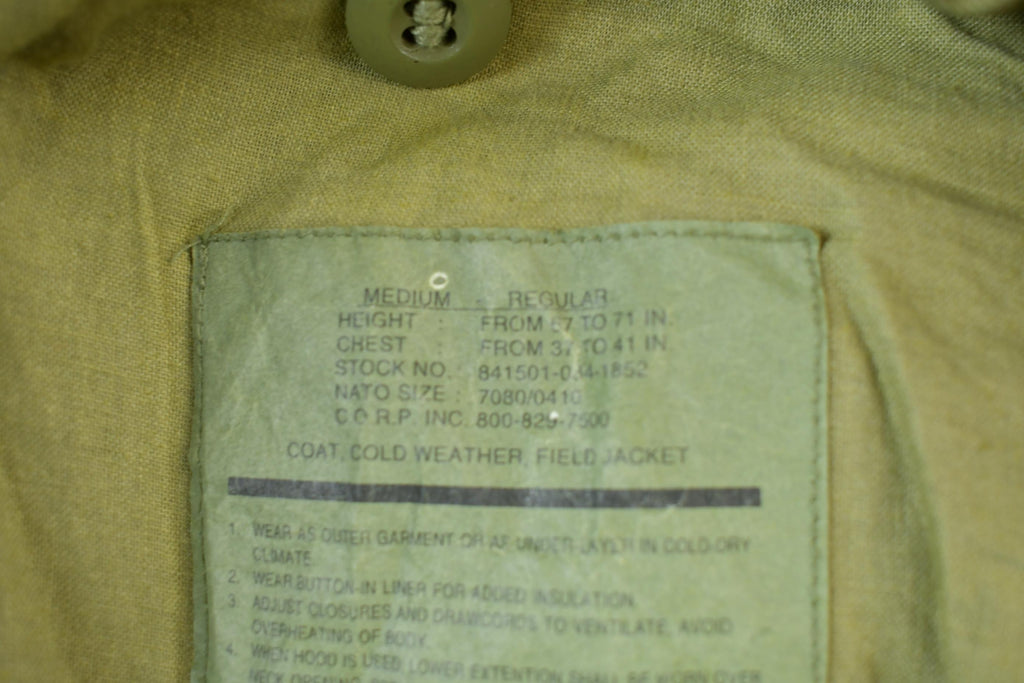 Vintage 2000 Army Military Field Jacket