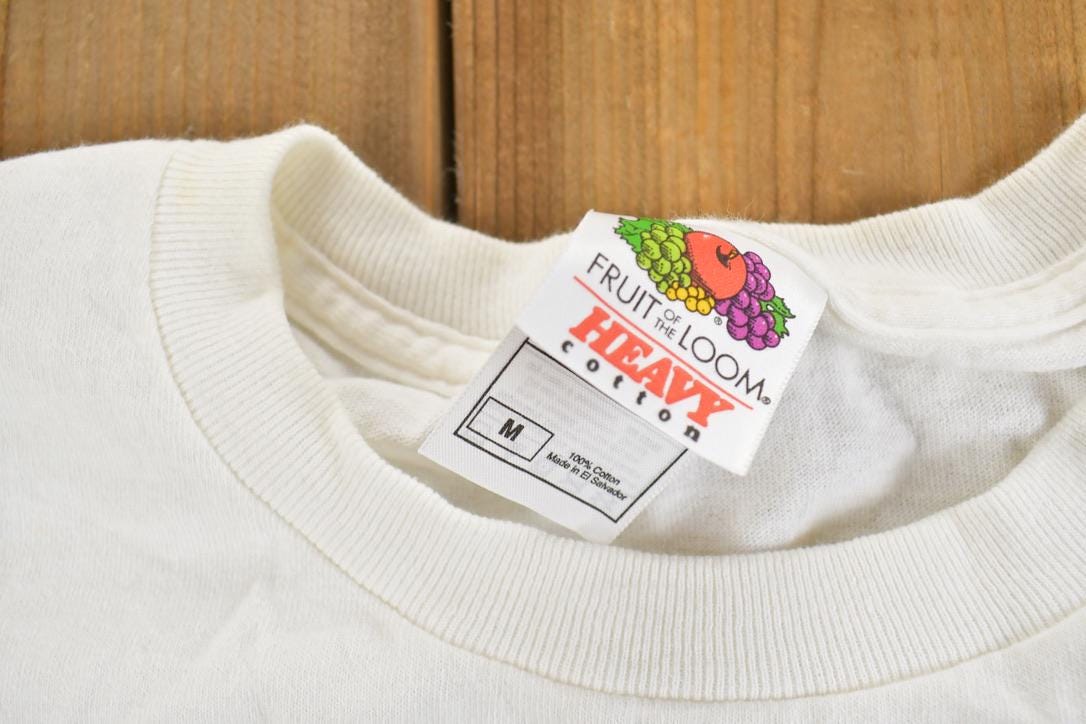 Vintage 1990s Los Angeles California Happy Face Bandana Souvenir T-Shirt