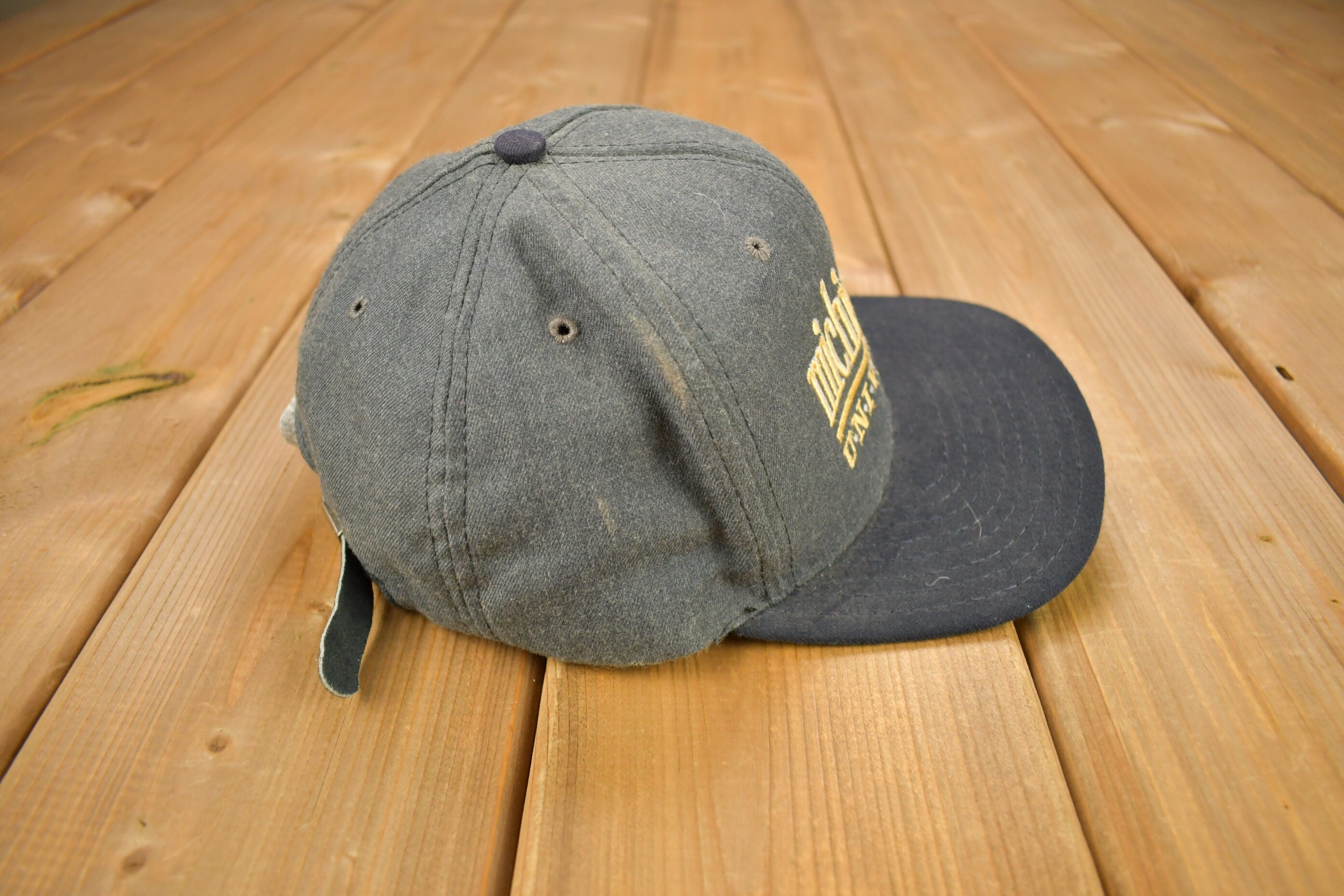 Vintage 1990s Michigan Tech University Collegiate Snap Back Hat