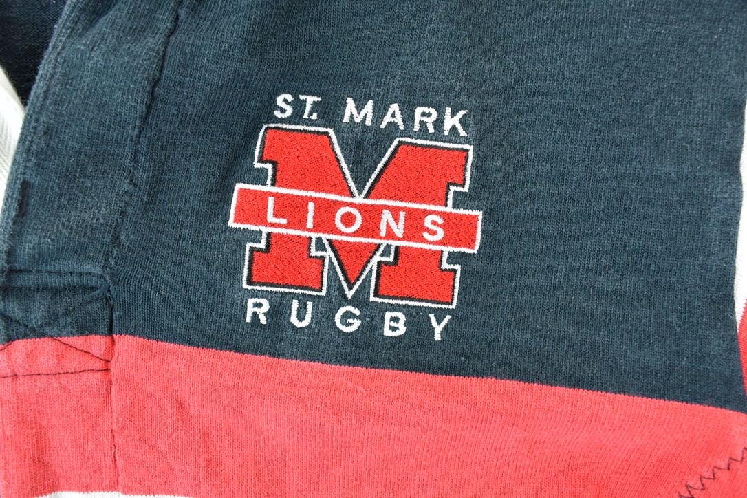 Vintage 1990s Barbarian ST Mark's Lions Rugby Button Up Shirt