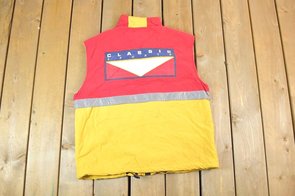Vintage 1990s New York Classics Sports Sailing Windbreaker Jacket Vest