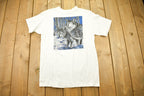 Vintage 1990s Wolf Theme T Shirt