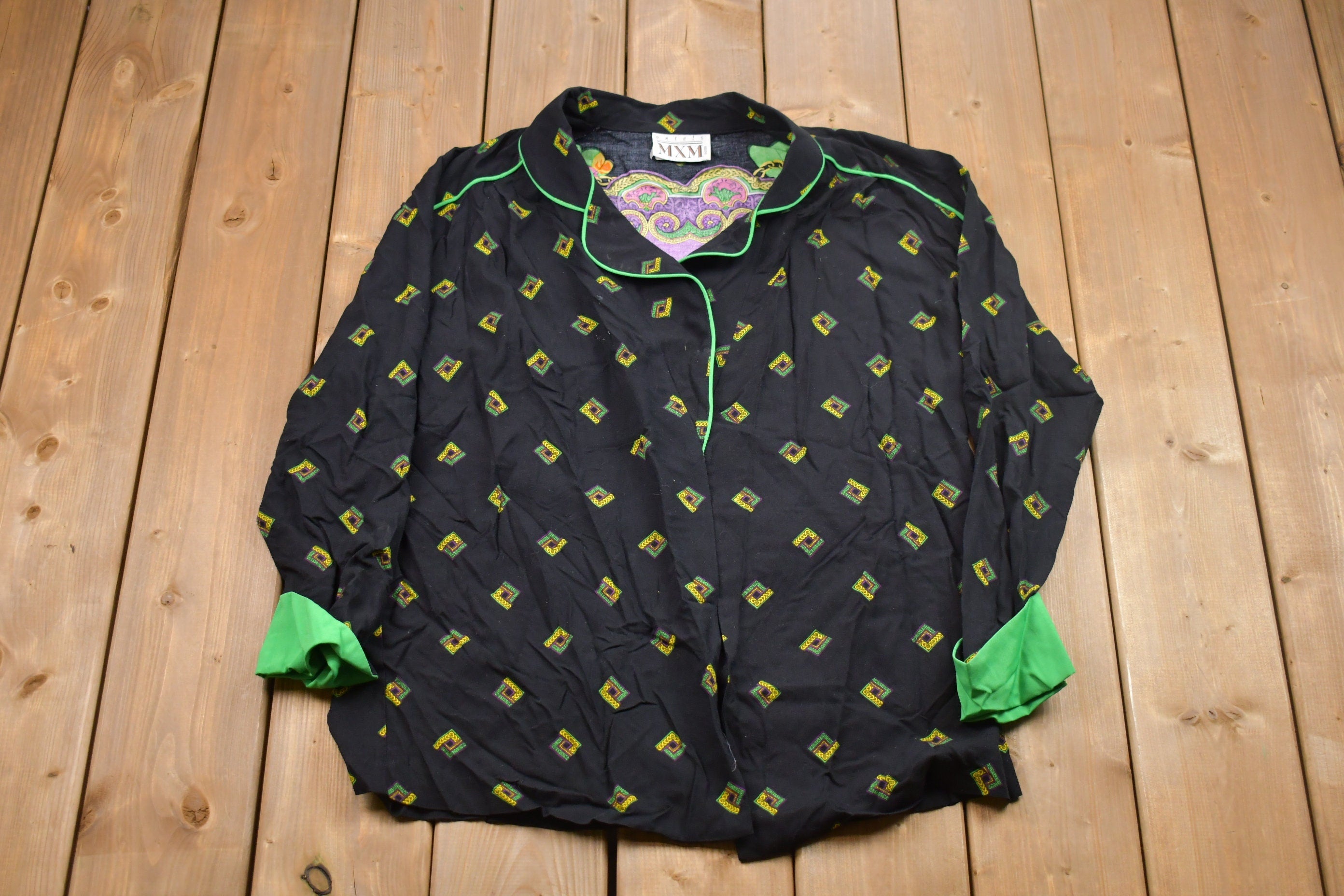 Vintage 1990s Antels MXM Button Up Shirt