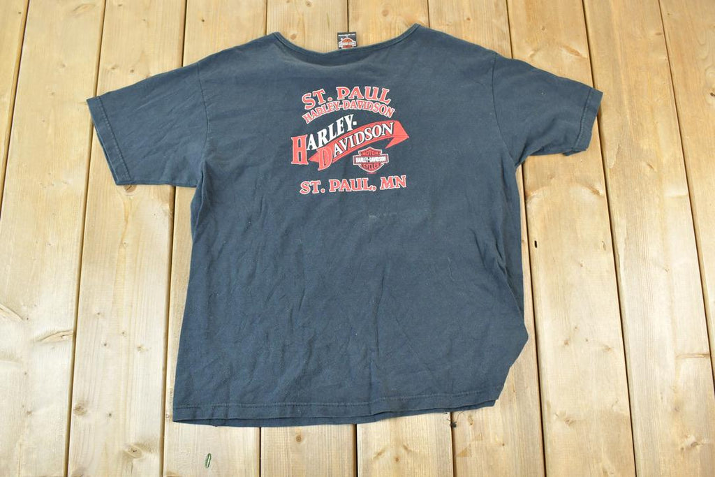 Vintage 1990s Harley Davidson Roses FAB Single Stitch T-Shirt