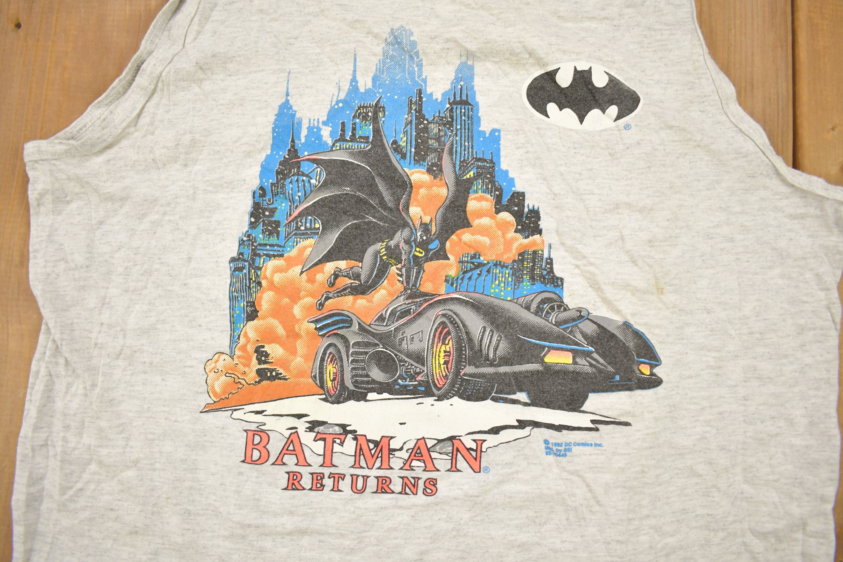 Vintage 1992 Batman Returns DC Comics SSI Tank Top Shirt