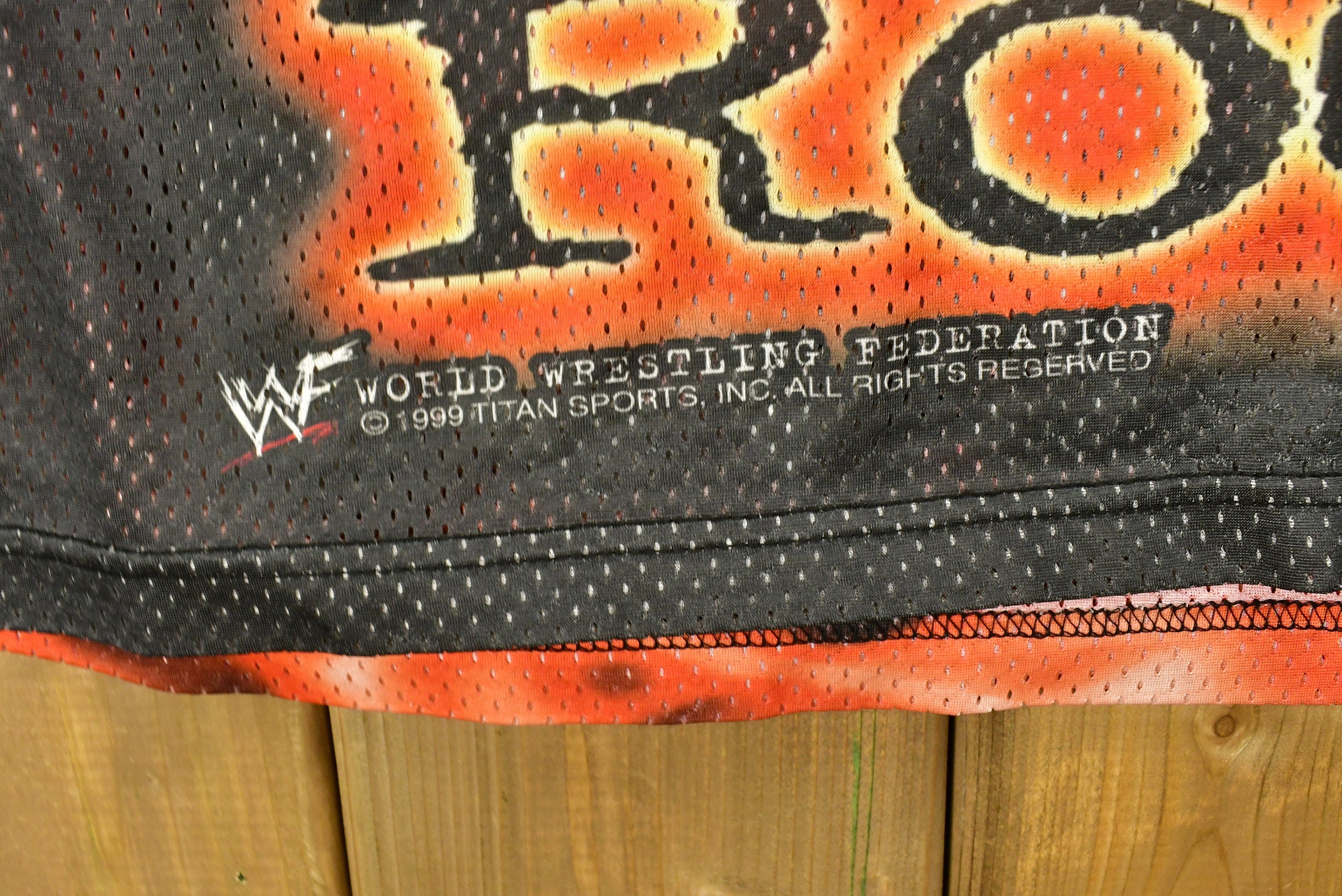 Vintage 1999 The Rock Wrestling Jersey