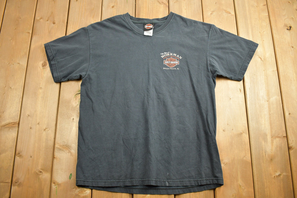 Vintage 2002 Workman Harley Davidson T-Shirt