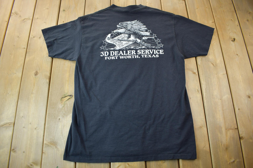 Vintage 1992 Smith & Wesson My Two Best Friends 3D Emblem T-Shirt