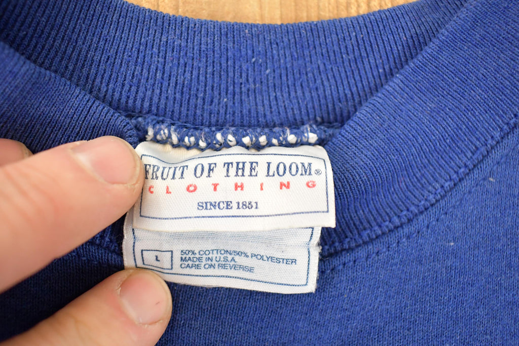 Vintage 1990s FOTL Blank Crewneck Sweatshirt Mens L