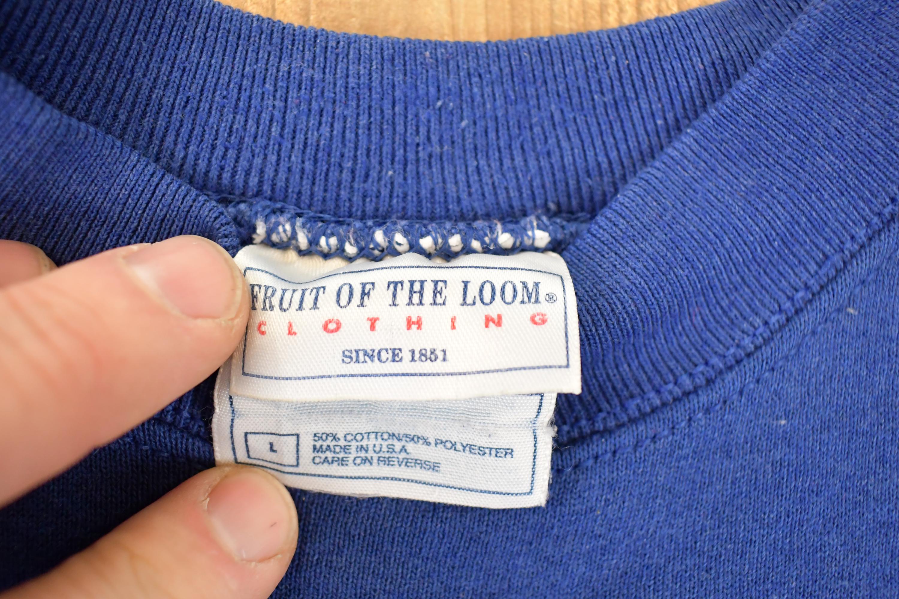 Vintage 1990s FOTL Blank Crewneck Sweatshirt Mens L