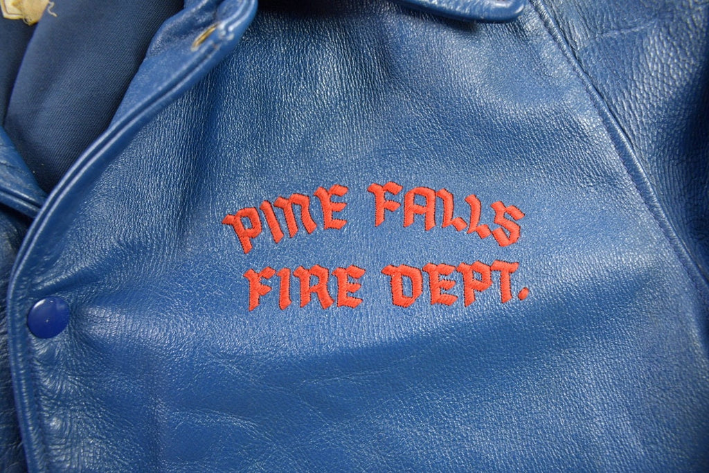 Vintage 1980s Athletes Wear Co. LTD Leather Jacket
