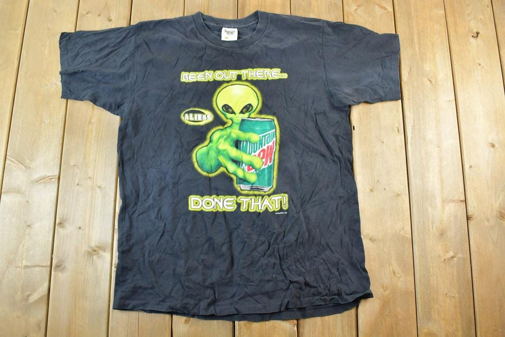 Vintage 1990s Mountain Dew Aliens Exist T-Shirt
