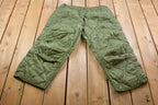 Vintage 2000 Army Green Liners Size 38 x 25