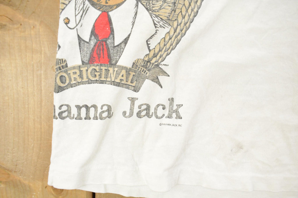 Vintage 1990s Panama Jack Tropical Flower Graphic T-Shirt Men's XL