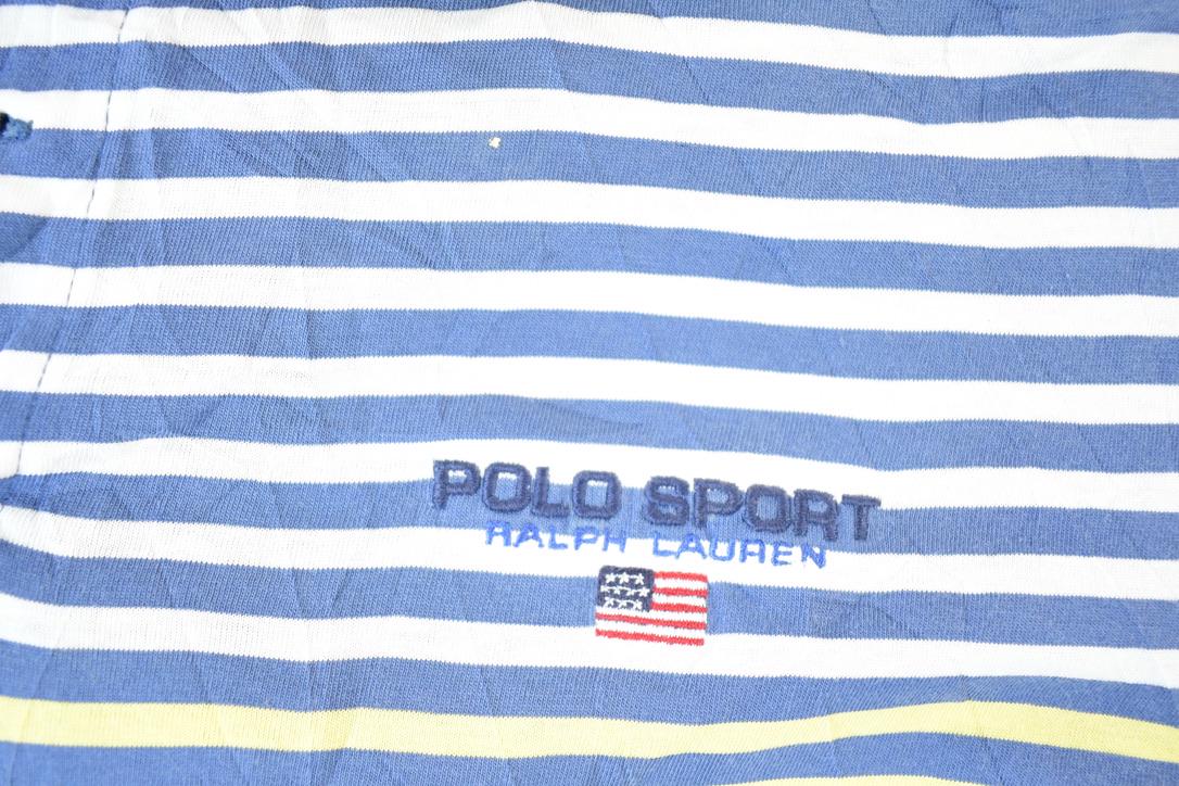 Vintage 1990s Ralph Lauren Polo Sport Quarter Button Shirt Men's L