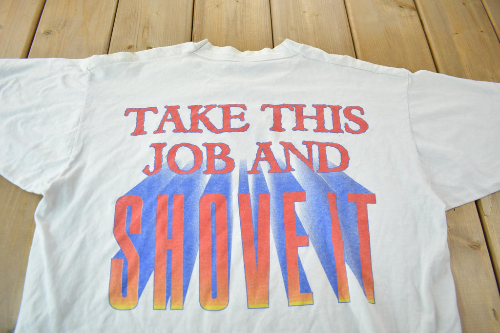 Vintage 1995 Johnny Paycheck Take This Job And Shove It Band T-shirt