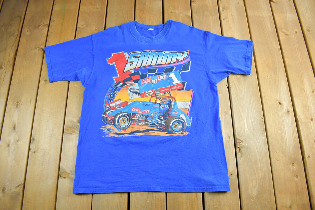 Vintage 1998 Sammy Swindell Channellock Sprint Car T-Shirt Men's XL