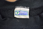 Vintage 1990s Blank Discus Athletic Black Crewneck Sweatshirt