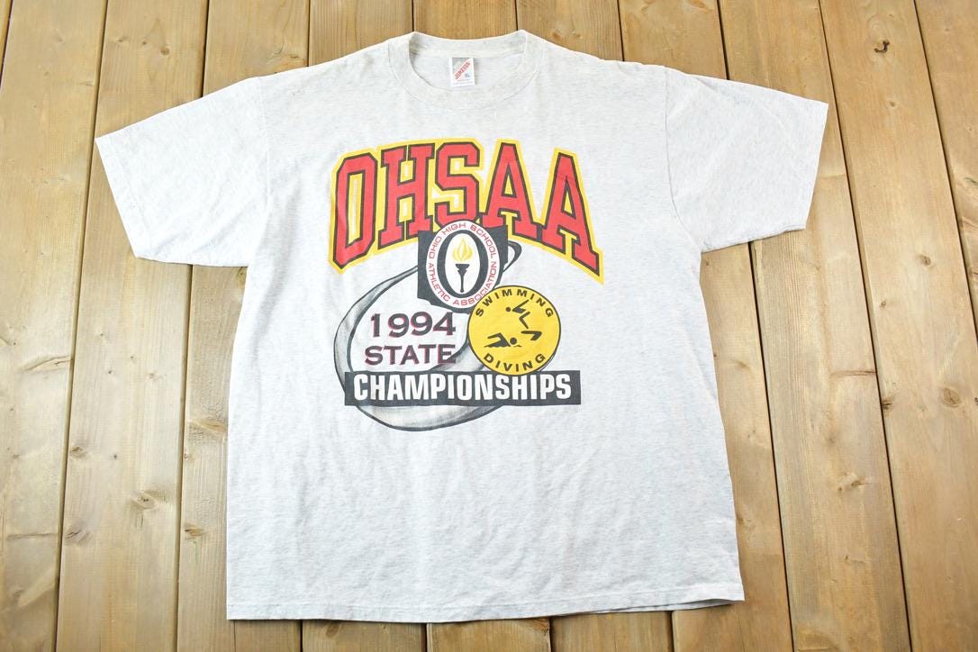 Vintage 1994 OHSAA State Championships Souvenir T-Shirt Men's L