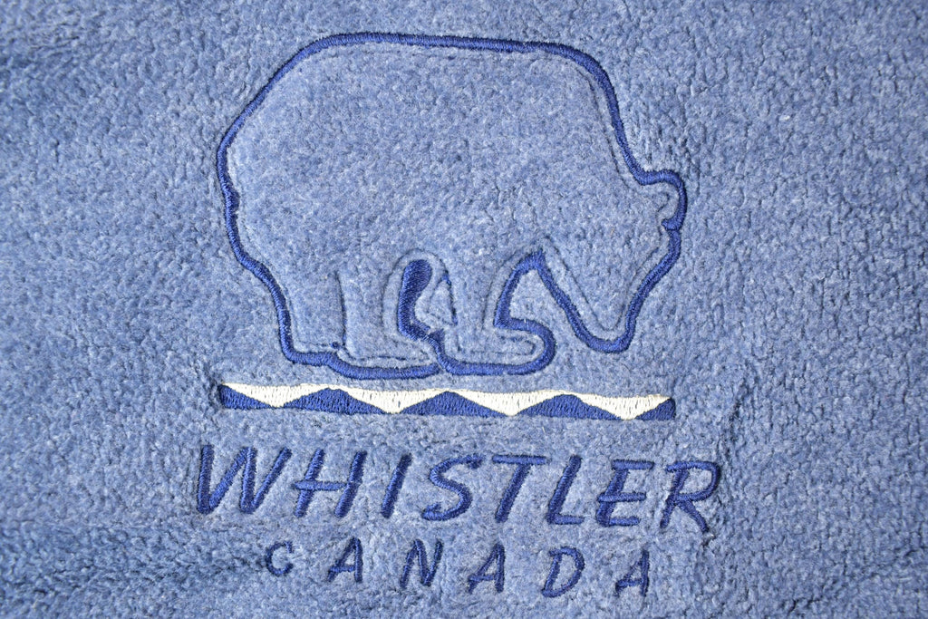 Vintage 1990s Whistler Canada Polar Bear Super Heavy Mock Neck Sweatshirt