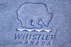 Vintage 1990s Whistler Canada Polar Bear Super Heavy Mock Neck Sweatshirt